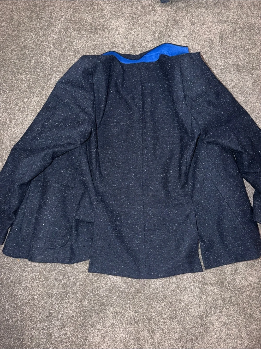 Men’s Penguin Navy Dotted Blazer. Size Medium